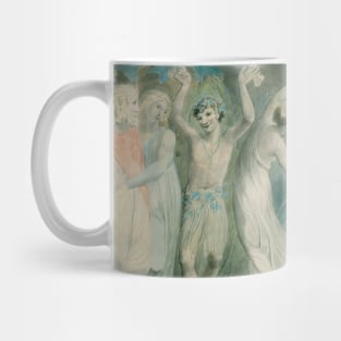 William Blake painting of fairies in A Midsummer Night's Dream Mug